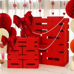 結婚式の立体的なハッピーワードの装飾品、結婚式の部屋のレイアウト、ダブル図のステッカー、新しい家の寝室、リビングルームの装飾、結婚式用品