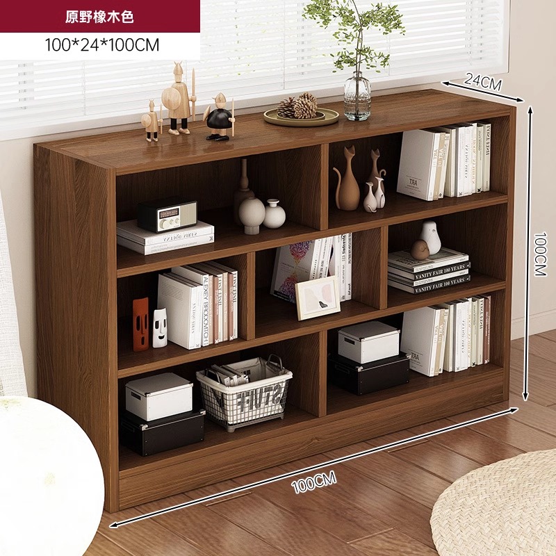 Estante de libro Estante de piso Gabinete combinado sala de estar Gabinete de almacenamiento doméstico Gabinete de almacenamiento Gabinete de exhibición de dormitorio Gabinete de libros simple