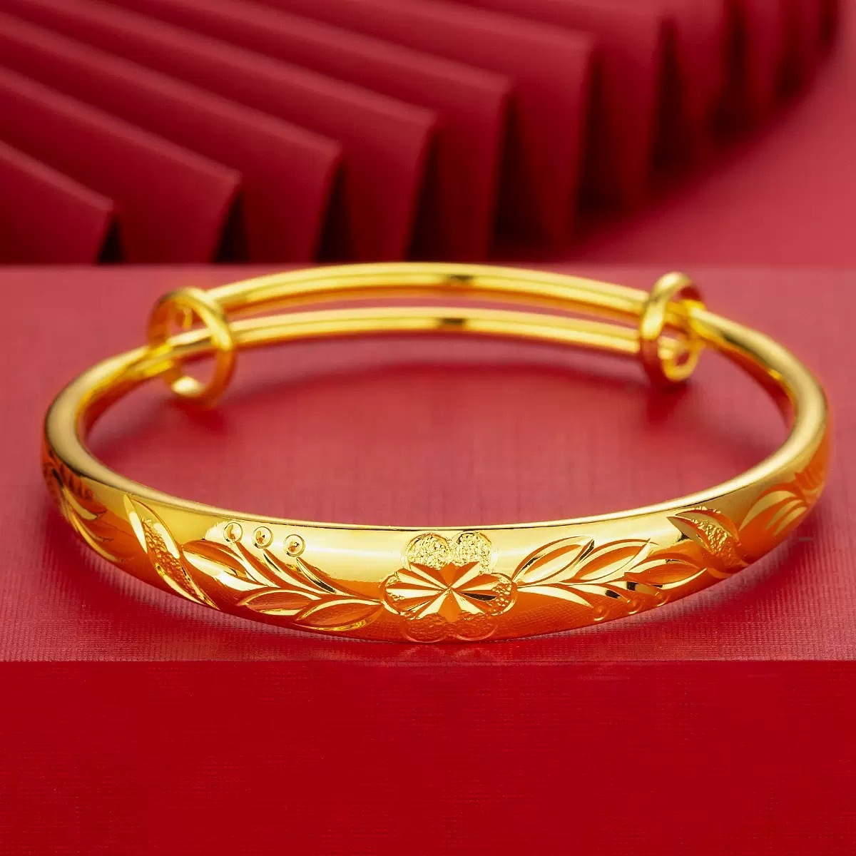 [Slow fading] Vietnam Sand Gold Bracelet Wealth Blossom Plum Blossom…