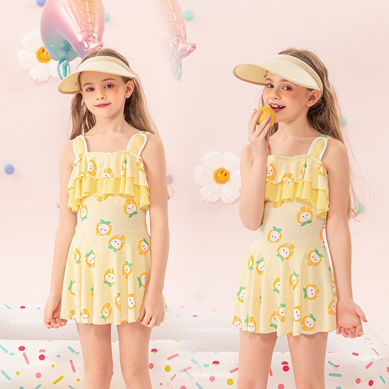 [Código roto, color roto, 50% de descuento en liquidación y fugas] Traje de baño para niños, traje de baño lindo dividido en una pieza para niñas