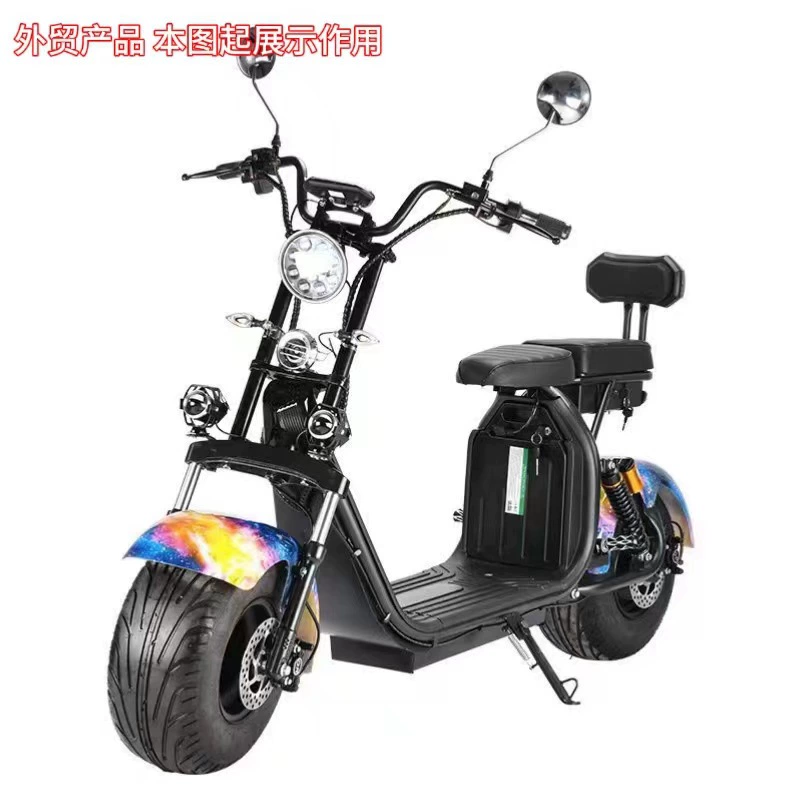 Завод экспорт Электрический мотоцикл с широкими шинами Chengshi двойной мотор высокой мощности 3000 Вт двухколесный citycoco