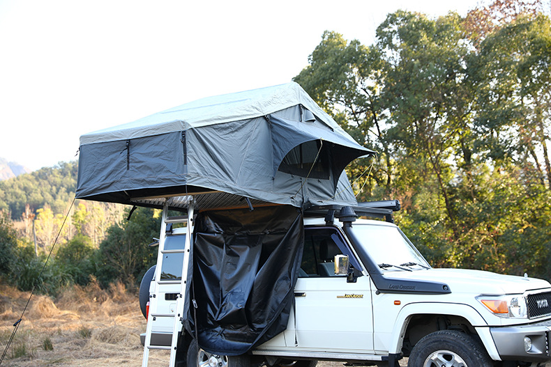 Guangsen Customized Roof Tent Manufacturer Direct-Operated Cross-Border Large Space Quick-Open Waterproof Awning Car Side Tent