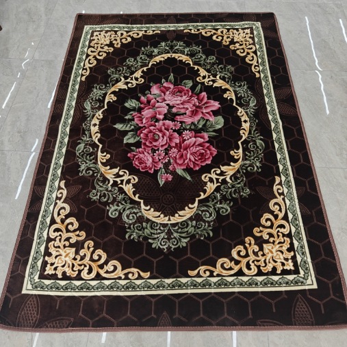 Comercio exterior transfronterizo alfombra compuesta retro persa estampada fábrica de alfombra directa al por mayor