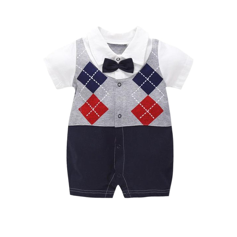 Bebé mono verano bebé Luna Llena ropa Caballero mameluco manga corta mono recién nacido mameluco Comercio exterior al por mayor