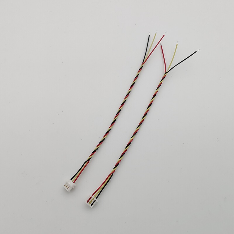 0.8刺破端子线 10064#32铁氟龙线 2P红黑绞线耐高温terminal wire|undefined