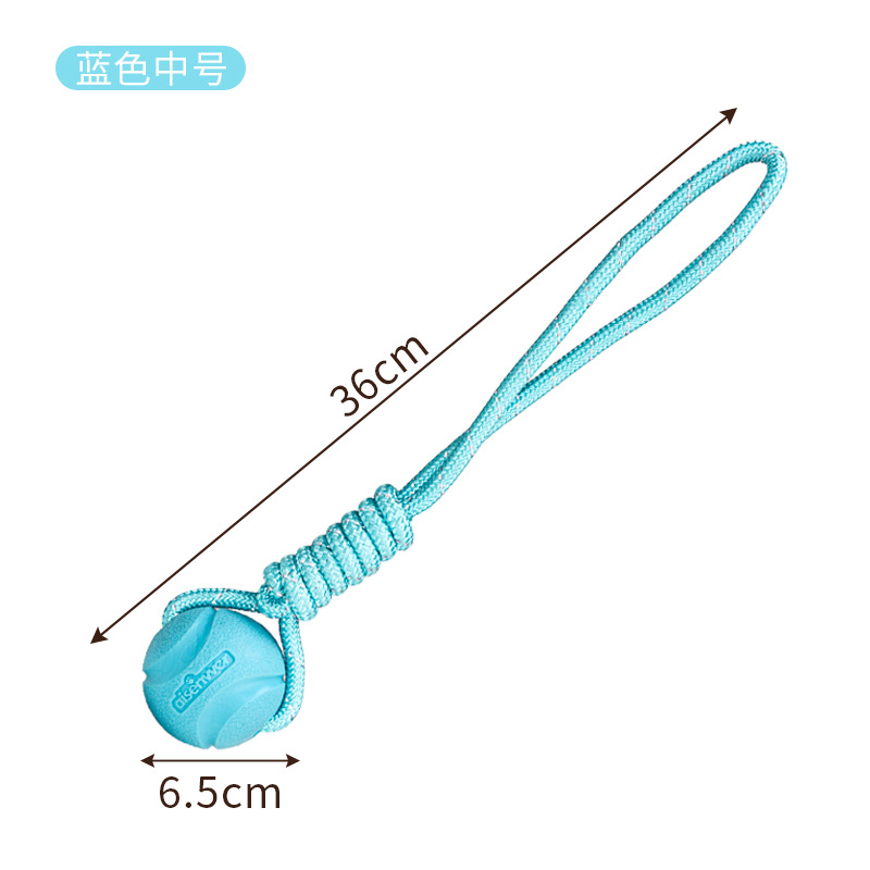 파란색 중간 테더볼