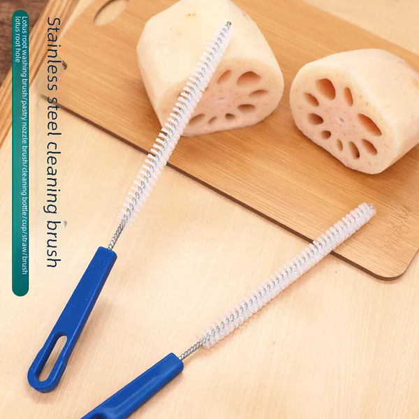 Suction tube brush lotus root hole brush lotus root brush piping nozzle brush cleaning bottle cup straw cleaning brush