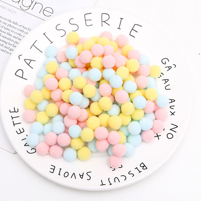 Bola de lana spot poliéster color tamaño peluche bricolaje accesorios hechos a mano juguetes de alta elasticidad bola de lana envío gratis