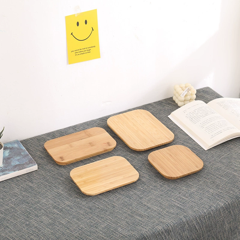 Бамбуковая и деревянная крышка в японском стиле Коробка для хранения стеклянной крышки Коробка для хранения Крышка для хранения Деревянная крышка Бамбуковая и деревянная чашка