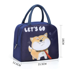漫画ランチバッグ、かわいいペットランチボックスバッグ、ポータブルハンドバッグ、大容量ランチバッグ、鮮度保持断熱ランチボックスバッグ
