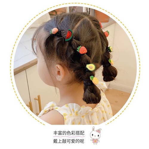 Korean version of children's hair tie headband, baby's high-looking hair accessory, small rubber band, high elasticity hair band, does not hurt hair, headgear for women