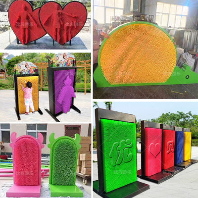 网红三维针雕墙引流设备百变针画翻转球儿童脸膜拍拍乐暖场新项目|ru