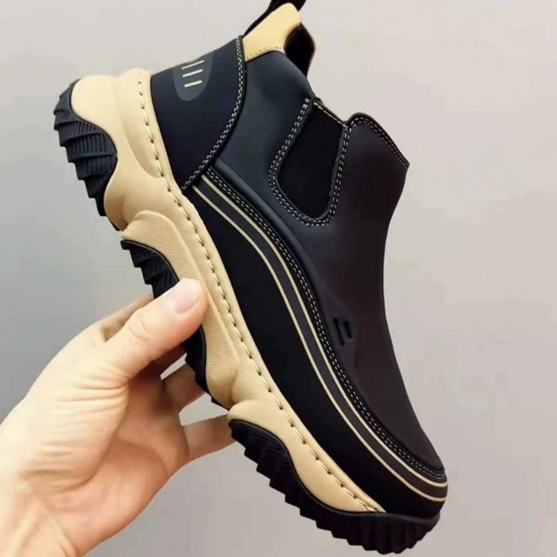 Весенний новый мужской ручной работы онлайн повседневные кожаные туфли мужской ретро осанки