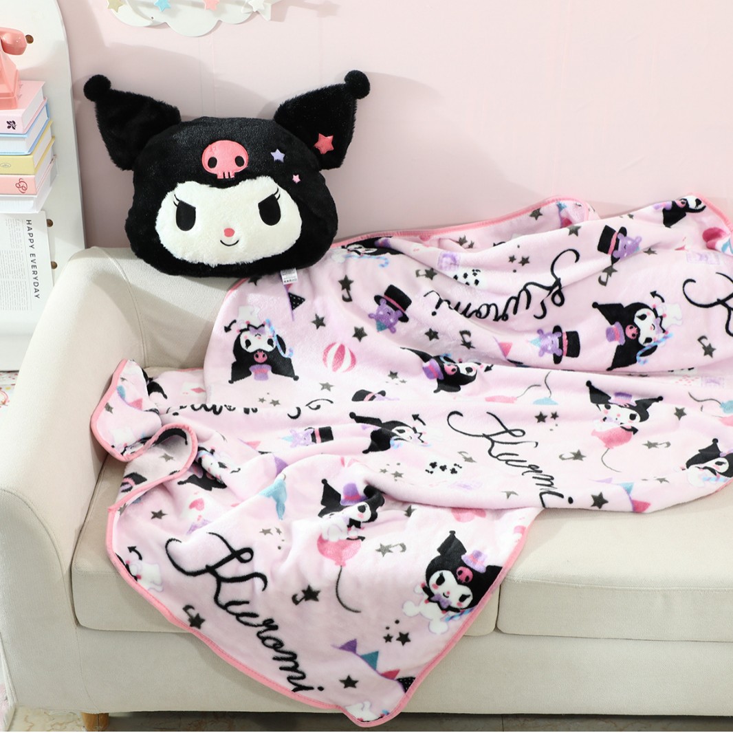 다섯개 별 쿠로메 베개 담요