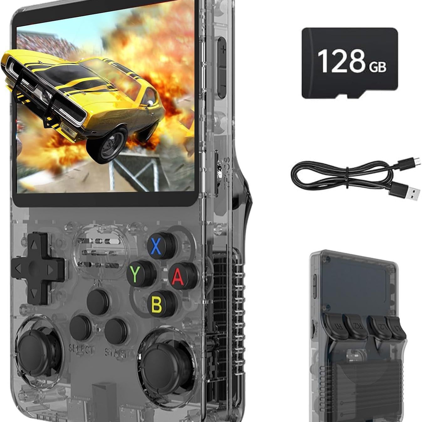 R36S 3.5inch Open Source Handheld Game Console Cross-Border Portable Retro Nostalgic Old-Fashioned Children's