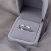 Adjustable ring stainless steel, on index finger, simple and elegant design