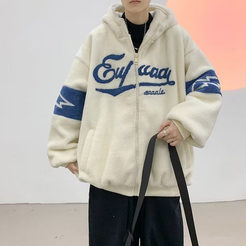 2024 nuevo estilo chaqueta de béisbol primavera y otoño para hombres ropa casual de la calle principal otoño estilo Hong Kong ins marca de moda chaqueta suelta