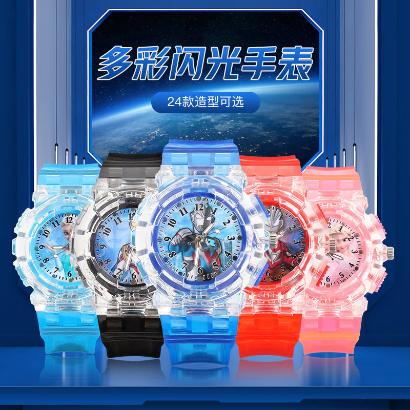 Sanrio Watch Collection: Kuromi, Pudding Dog, Big-Eared Dog, My Melody, Cinnamoroll – Women's Student-Style Electronic Luminous Watch