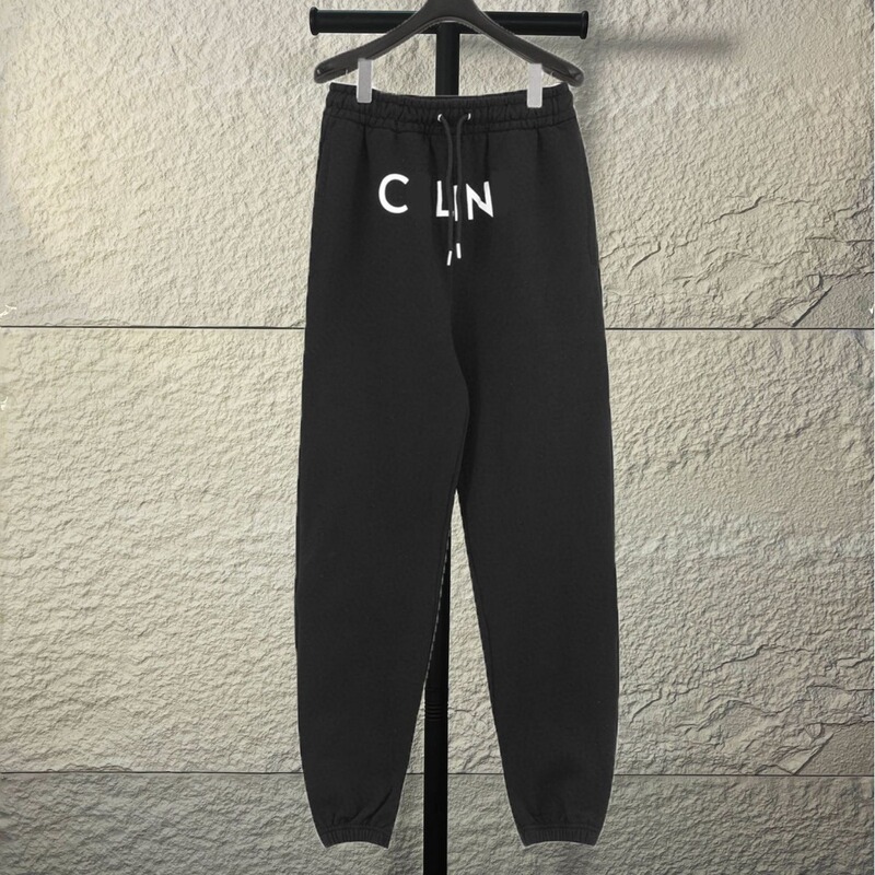 Sijia Version of Cl Jia Saijia Printed Letter Leggings Sweatpants Woolen Pine Trendy Brand Men and Women Same Style Elastic Cuff Casual Pants Sijia Version of Cl Jia Saijia Printed Letter Leggings Sweatpants Woolen Pine Trendy Brand Men and Women Same Style Elastic Cuff Casual Pants