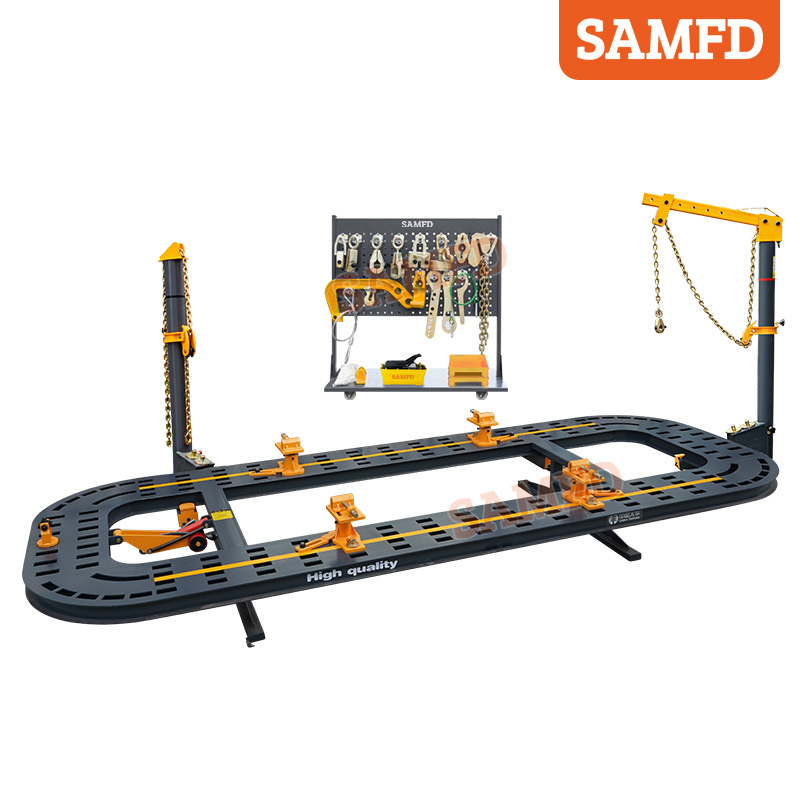 Instrumento de corrección de vigas de automóviles Equipo de reparación de chapa metálica Mesa de corrección Mantenimiento de rack de plástico Tienda 4S Ventas directas de fábrica