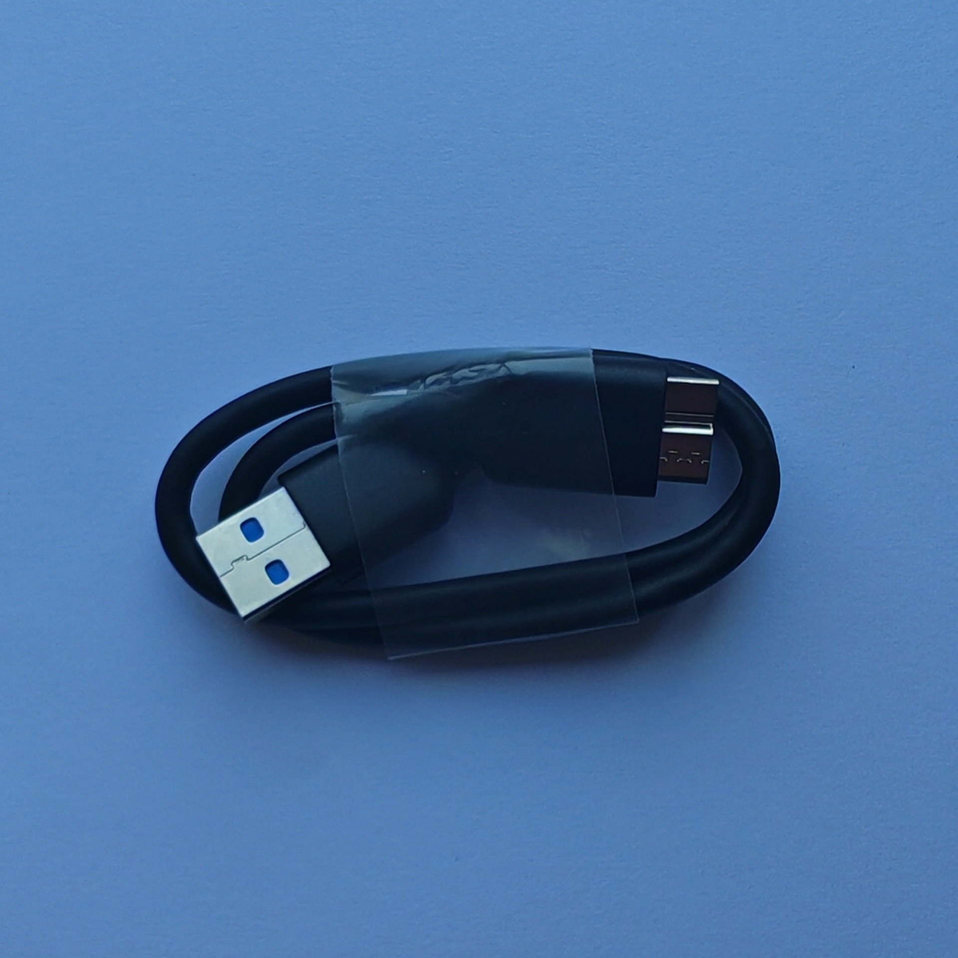 Cable de datos negro para caja de disco duro (tamaño pequeño de 0.3m)