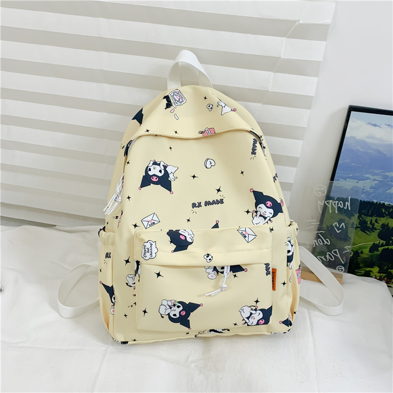 2023 nueva historieta impresa mochila femenina estudiante de secundaria campus simple mochila estudiante de secundaria femenina