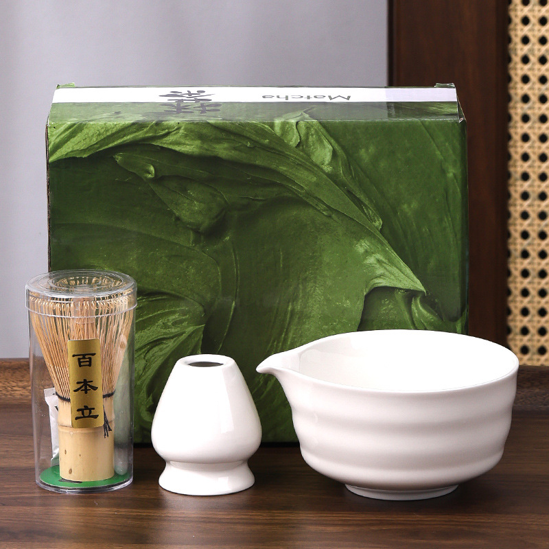 색상 상자에 흰색 3개 세트