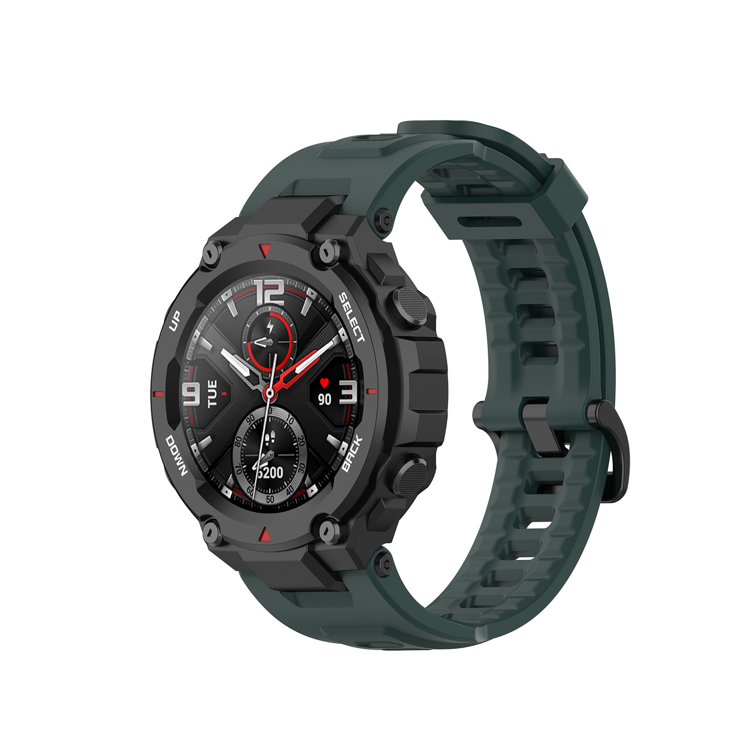 Aplicable a Yue I Hua mi reloj Amazfit T-Rex pro A1918 Tyrannosaurus correa de reemplazo de silicona