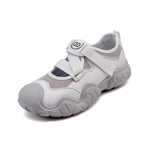 ins Korean new daddy shoes women 2026 summer students flat hiking shoes breathable sandals women 26808