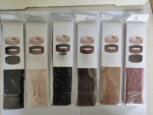 Official Human Hair Wigs Accessories Korean Cashmere Band Hair Ties with Velcro Headband Adjustable 6 Colors
