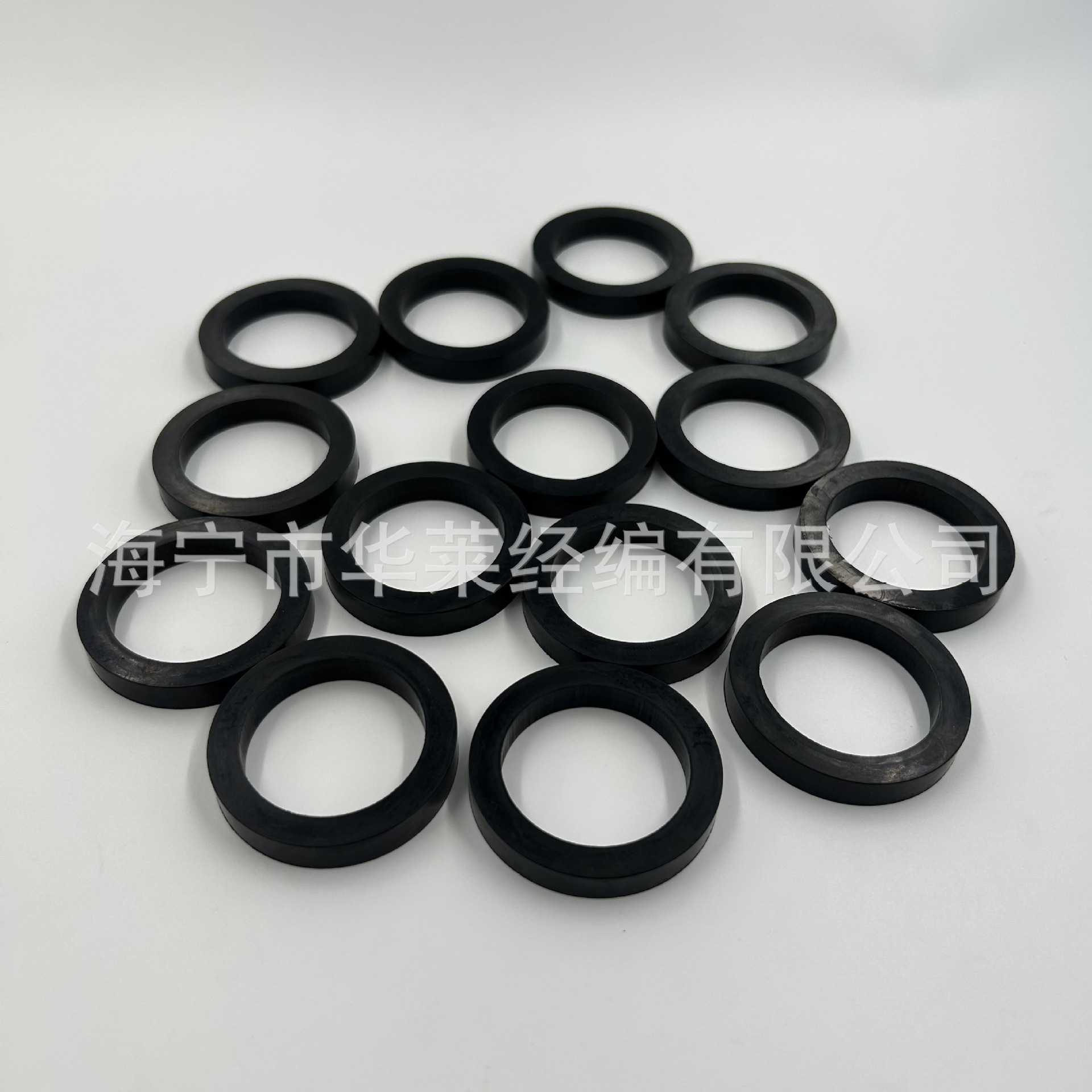 多规格工业用阀门管道法兰密封垫片黑色橡胶垫片氟橡胶垫氟胶垫片