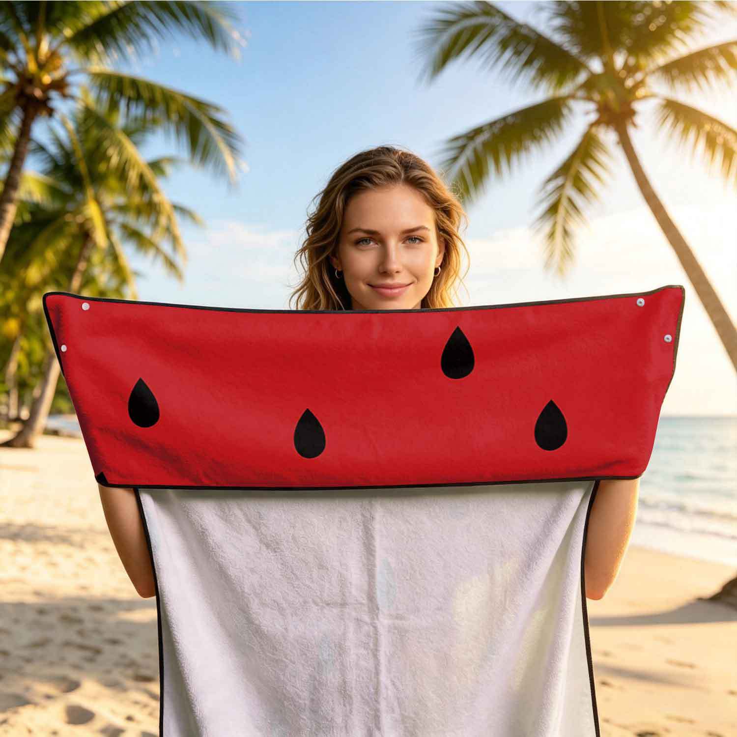 2-piece dual-use car seat cover, ultra-fine fiber, can be used as a beach towel, printed car protective seat cover 13