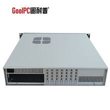 固耐普2U480深服務器工控機箱MATX大小板多硬盤位監控安防外殼