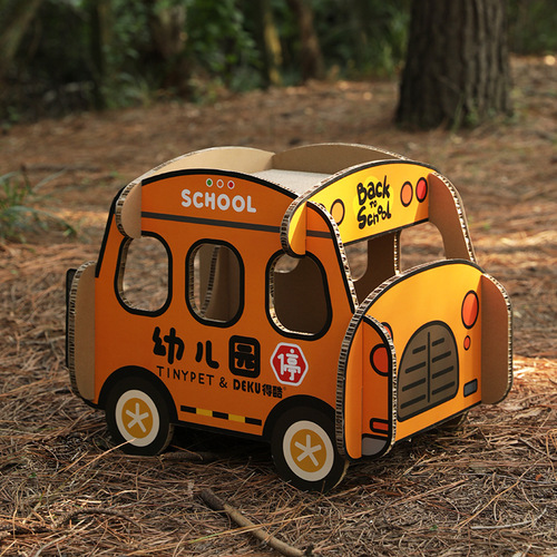 Deku&Xiaoji car model cat scratching board claw grinder corrugated cat nest cat supplies kindergarten car climbing frame