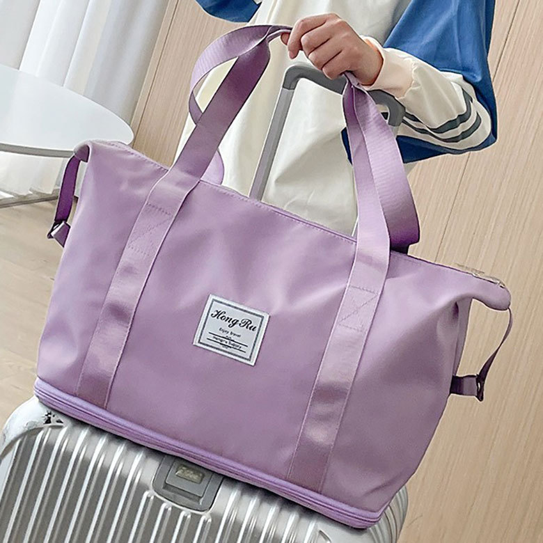 大容量手提旅行收纳包时尚搬家打包袋行李袋可扩容衣服收纳包旅行