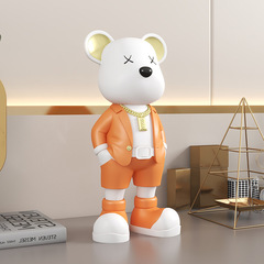 Hobbyist Bear Violence Hallway Entrance Desk Ornament Home Bar Soft Decorative Home Office Craft