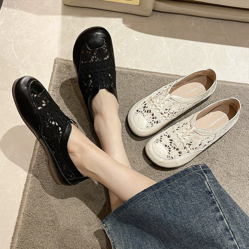 Слипоны, летняя тонкая дышащая обувь, обувь, стиль Chanel
