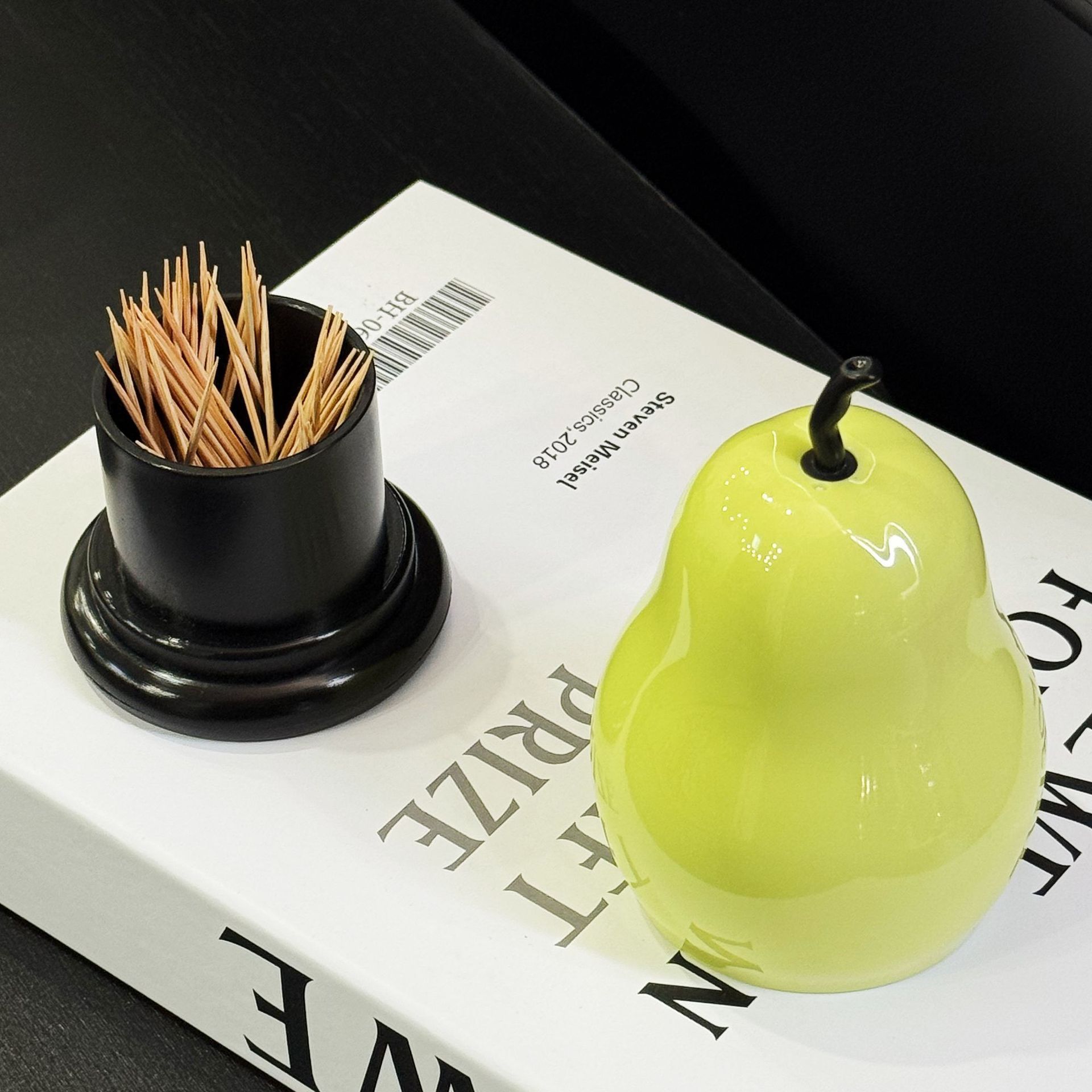 Nueva caja original de palillos de dientes de Apple, alto valor de cara, lata de palillos de dientes de lujo, hilo dental doméstico, palillos de algodón, palillos de dientes