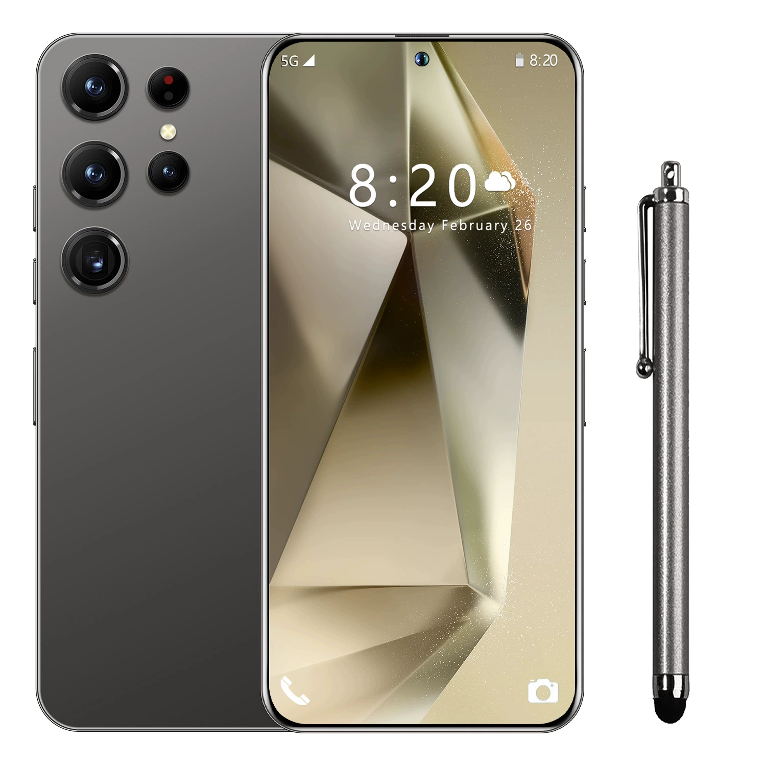 Мобильный телефон S24 Ultra, 16 ГБ, Android 14, широкий экран, 5G