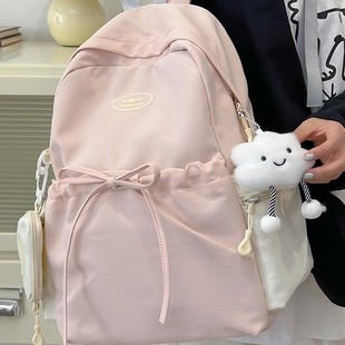 Cute Girl Fresh Schoolbag Japanese Ins Campus Junior Senior high school College Student Backpack All-match Travel Backpack