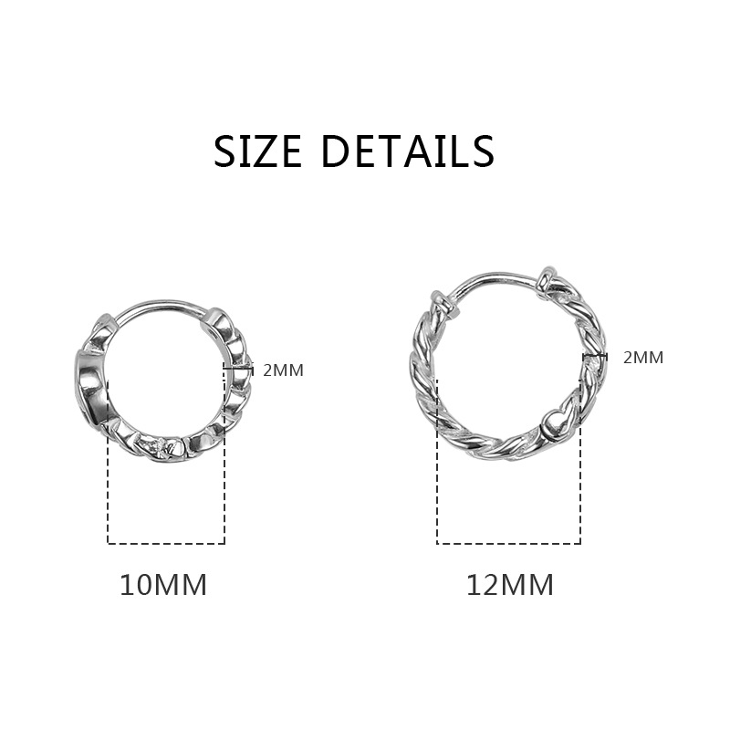 Pointed titanium steel lip stud product view
