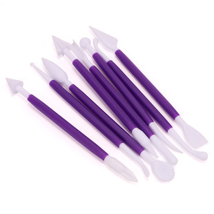 Cross-Border Fondant Carving Pen, Carving Pen, Baking Decorating Pen, Cream Cake Decorating Pen, 9-Piece Baking Tool Set