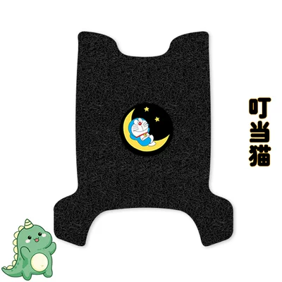 Knife Bubble Guofeng Edition: Electric vehicle foot mat - knife-bubble-gum-chinese-style-version-ding-dong-cat-free-nano-tape