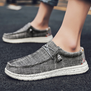 Popular Couple's Dude Loafers, Trendy Casual Shoes, Men's Canvas Shoes, Export Slip-Ons, Lazy Slip-On Men's Shoes Wholesale