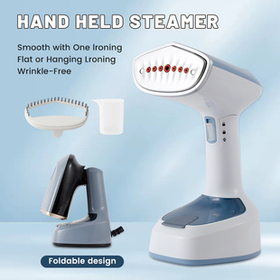 1600W Portable Garment Ironing Machine Household Small Electric Iron Mini Garment Ironing Flat Ironing Two-In-One Multi-Function Fast Heating