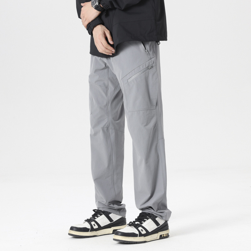 Niaojia same style svautumn new men and women couple outdoor sports elastic breathable mountaineering pants waterproof windproof