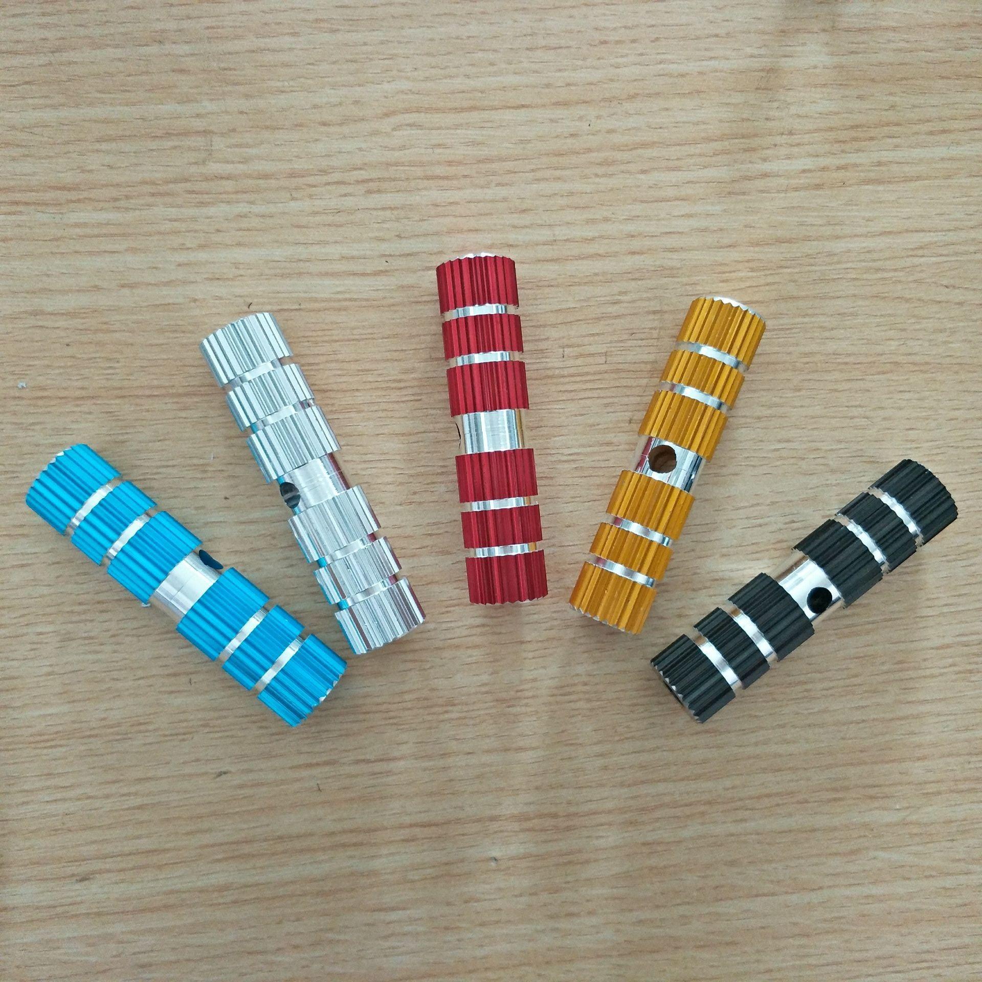 自転車ロケットペダル アルミ合金製 中実 / 中空 70mm/100mm 後部補助ペダル 