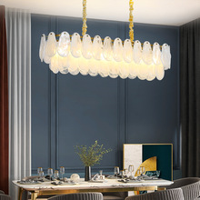 法式轻奢吊灯北欧现代简约客厅灯后现代设计师大气餐厅卧室玻璃灯