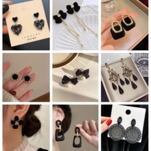 银针简约几何镂空耳环韩系ins大气百搭耳坠个性时尚精致耳饰批发