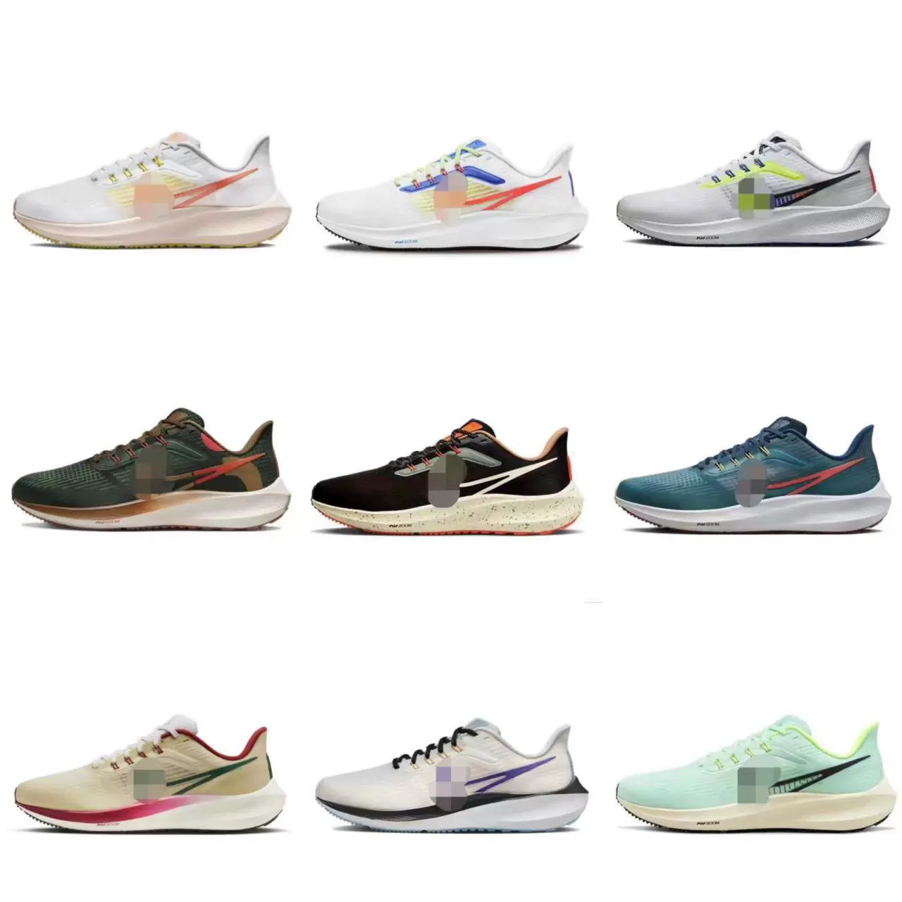 Putian Factory Moon Landing Mesh дышащая легкая обувь на воздушной подушке ZOOM Pegasus поколения 39 мужские и женские спортивные кроссовки для отдыха